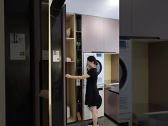 Solución de almacenamiento de gabinetes de balcón de acero inoxidable Fadior