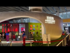 Gabinete Fadior SS con colores vibrantes y escritorio de patrón de roca