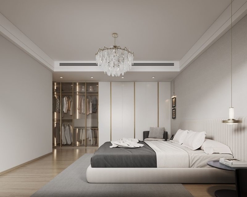 Sleek Elegantly Crafted Bedroom Steel Wardrobe Contemporary Bedroom Wardrobe OEM