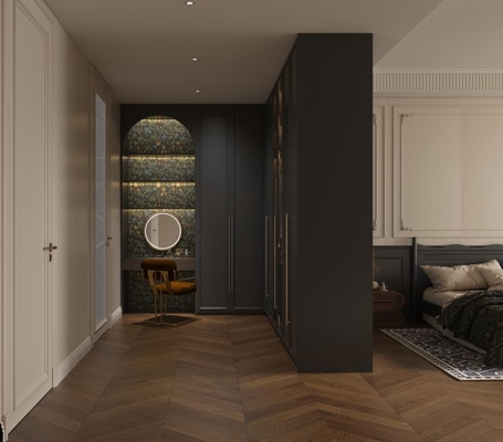 Formaldehyde Free French Style Fitted Wardrobes With Privacy And Practical Elegance
