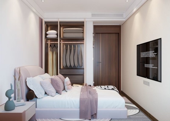 Customization Pastel Children Room Wardrobe With Flexible Storage Solutions