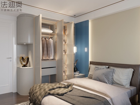Safe And Durable Stainless Steel Kid'S Room Wardrobe Designed With Multiple Storage Solutions