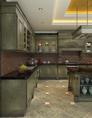 Nature-Inspired Elegance And Timeless Sophistication Forest Green Kitchen Cabinets