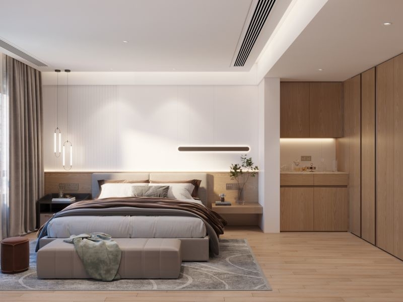 Fadior Premium Luxury Stainless Steel Wardrobe With Mini Bar And Vanity