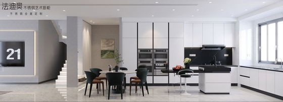 Conjunto de gabinete de cocina moderno elegante intemporal y ultra duradero
