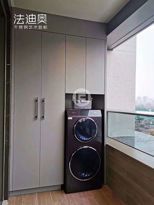 Modernos y duraderos gabinete de almacenamiento de acero inoxidable con acabado gris estrellado